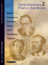 Contemporary Piano Literature No. 3 piano sheet music cover
